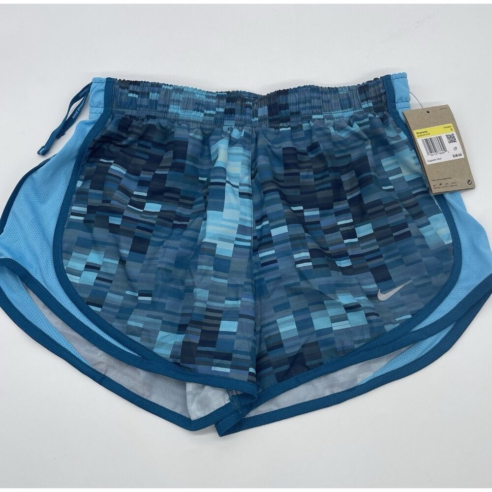 Nike Women's Dri-FIT Tempo Shorts Size S Blue Running Gym Sport‎ Workout